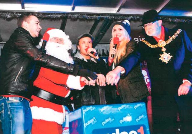 Keighley's celebrity switch-on